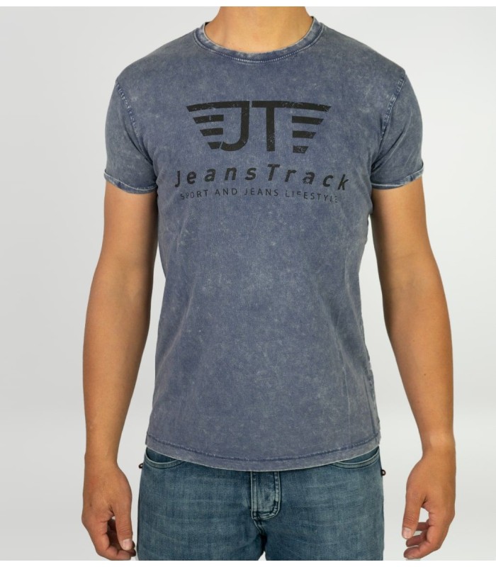 Camiseta Básica JeansTrack Snow Azul Hombre