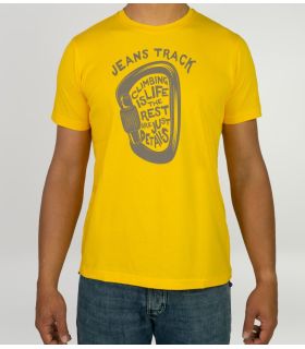 T-Shirt aus Bio-Baumwolle Presa Mustard