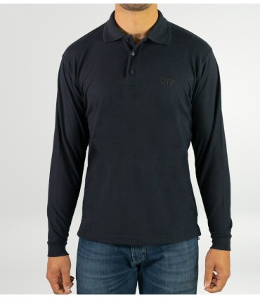Polo Ciclismo Urbano Burdeos Navy Hombre