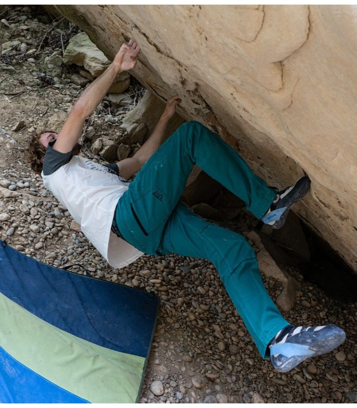 Pantaloni da arrampicata - Trekking Turia Green Ethnic Uomo